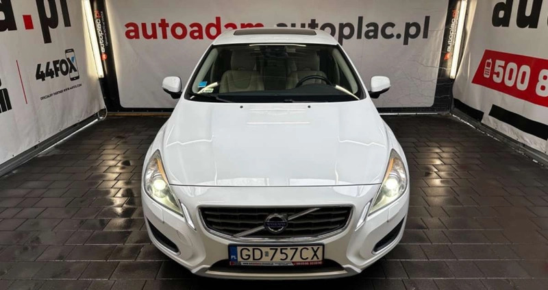 Volvo V60 cena 51900 przebieg: 111442, rok produkcji 2010 z Brzeg małe 781